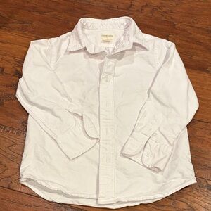 Crewcuts Classic White Collared Shirt